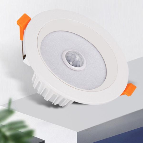 

bulbs motion sensor night light led downlight recessed ceiling lamp 9w 7w 5w 3w pir bathroom kitchen indoor lights