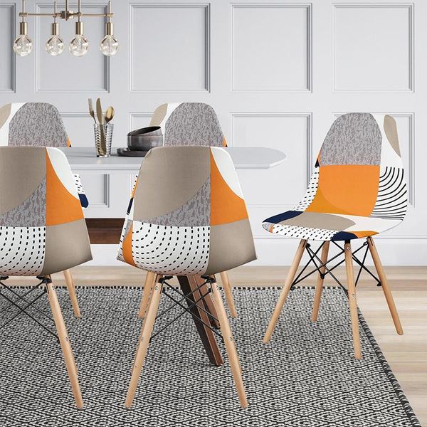 

chair covers stretch seat cover floral printed elastic washable armless shell banquet home el slipcover