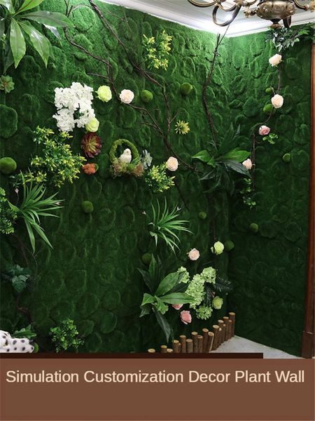 

artificial greenery hedegs wall faux ivy plant backdrop verticial garden privacy fence screen plants uv protection decorative flowers & wrea