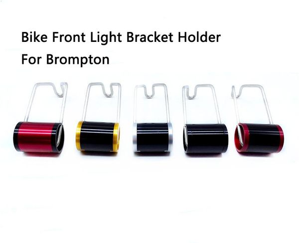 

bike lights front light bracket holder for brompton mtb road lamp aluminum alloy
