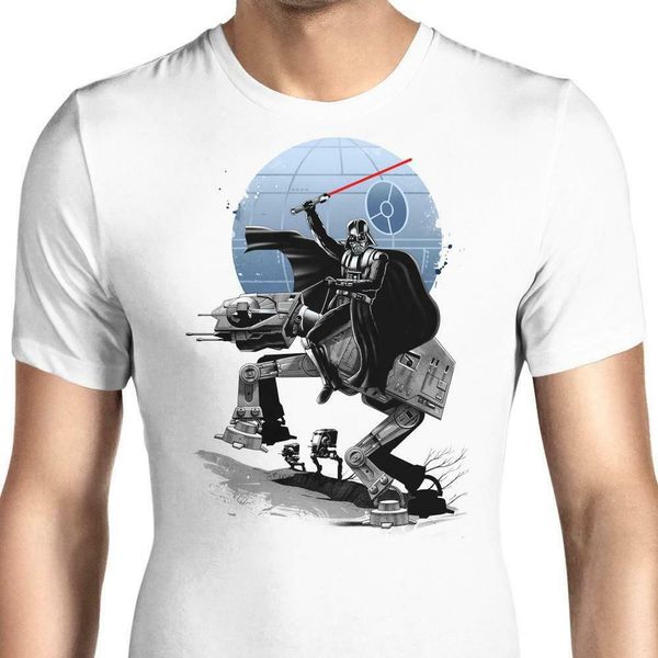 

Cross Death Star Space Wars Napoleon Cross Alps Parody White T-shirt, White;black