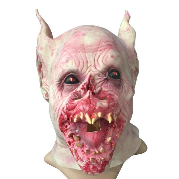 

party decoration halloween latex v ampire bat horror mask devil hood ball props for costume toys adults kid