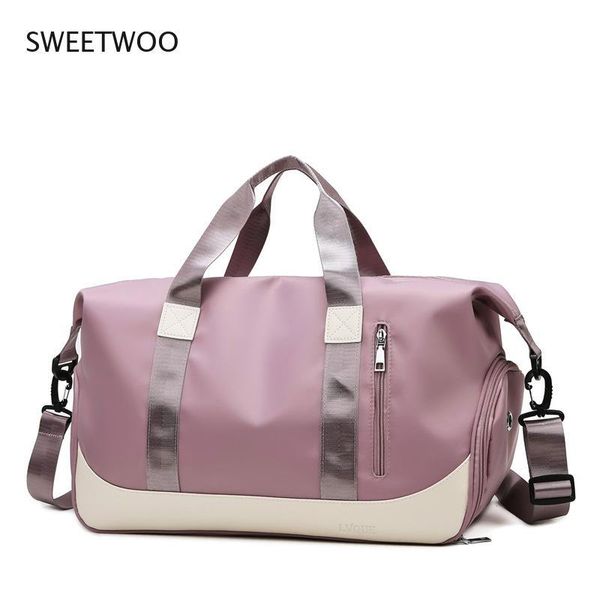 

duffel bags 2021 portable travel bag leisure fashion dry and wet separation large capacity yoga gym