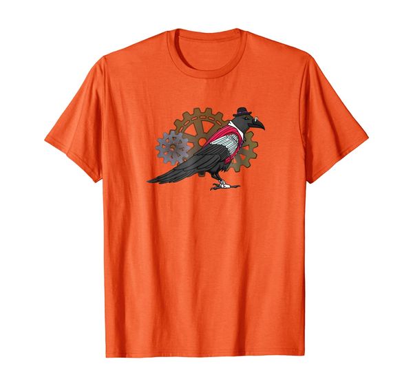 

Steampunk Raven And Cogs Artsy Victorian Fantasy T-Shirt, Mainly pictures