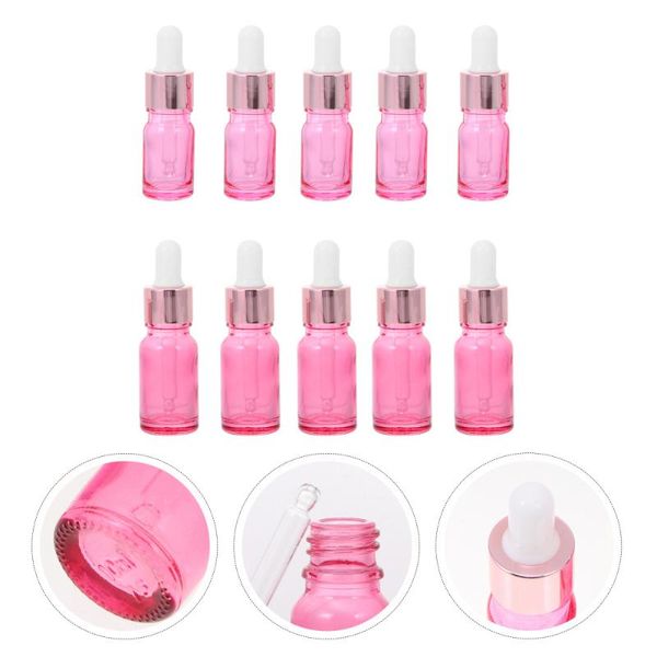 

storage bottles & jars 10pcs portable dropper glass essential travel )