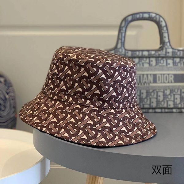 

high version 2021 new babao tb printing double-sided fisherman's hat sun hat basin hat tide brand, Blue;gray