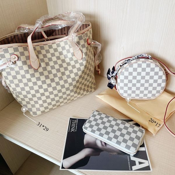 

2021sss fashion combination lou vdeng women's bag vintage luxury designer original leather messenger shoulder zipper portable beauty (t