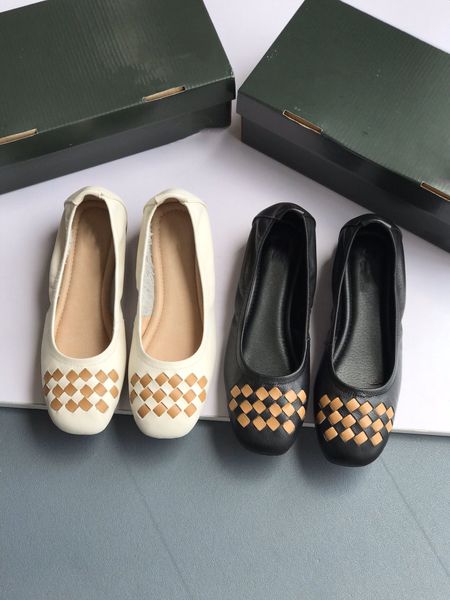 

foreign trade withdraw cabinet sandals elegant egg roll women's shoes spring and summer thick heel single retro square toe leather soft, Black