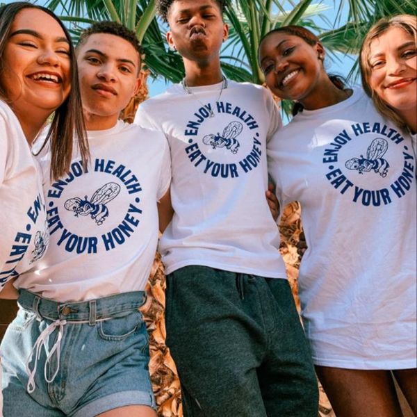 

women's t-shirt fashion harry styles printed round neck short sleeve, White