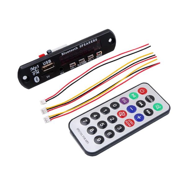 

& mp4 players 12v 5v bluetooth 5.0 receiver car kit mp3 player decoder board color screen fm radio module tf usb 3.5 mm aux audio