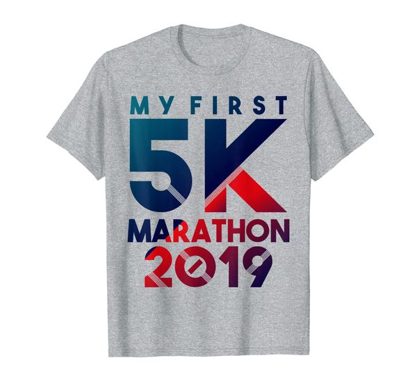 

First 5k Race 2019 Marathon t Shirt Runner tshirt, Mainly pictures
