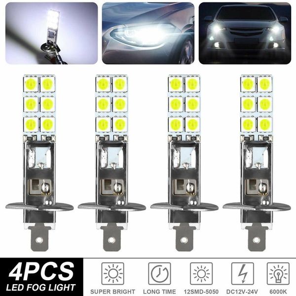 

super white 80w led headlight bulbs kit fog driving light car headlights