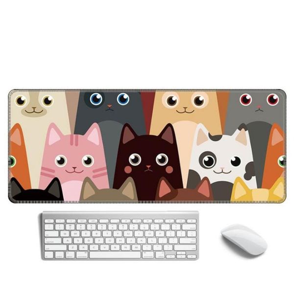 

mouse pads & wrist rests pet style gaming pad extended big computer keyboard mat desk with non-slip base for home office