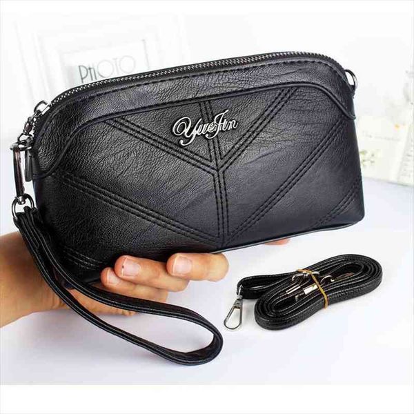 

womens wallet multifunction wristlet clutch bag leather women handbag ladies organizer wallets portfel damski, Red;black