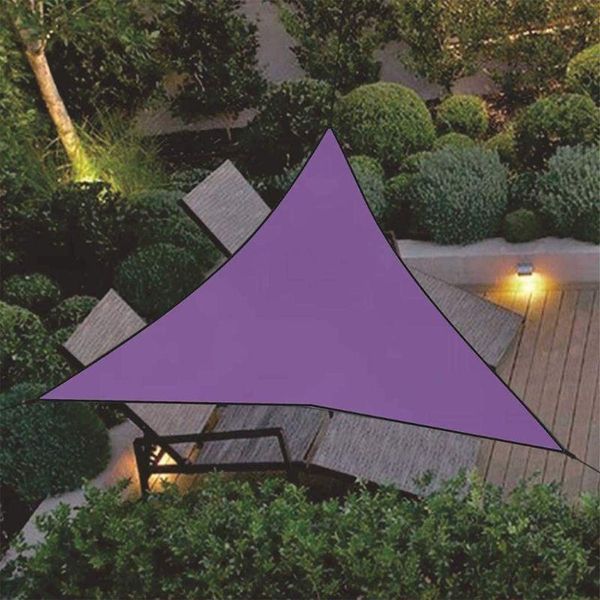 

shade waterproof triangle outdoor garden canopy patio 3 sizes net sun sail drop