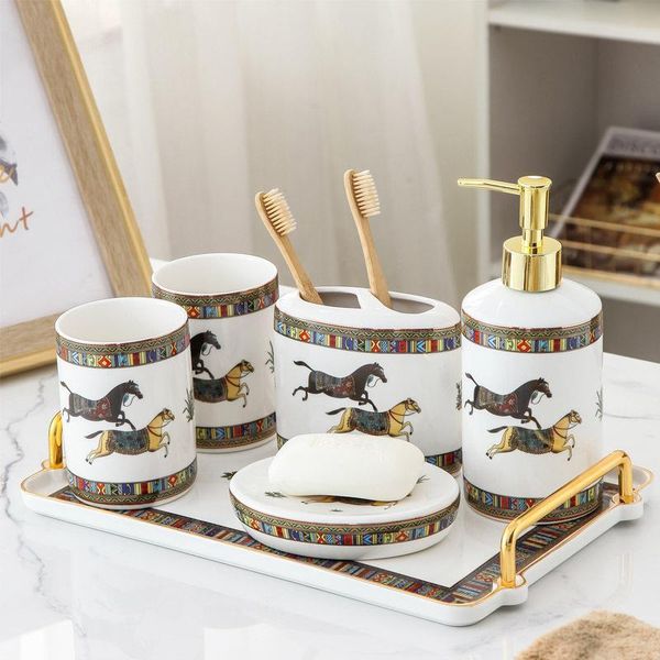 

bath accessory set european style household sanitary ware, , toilet mouthwash cup, washing suit, marriage and housewarming