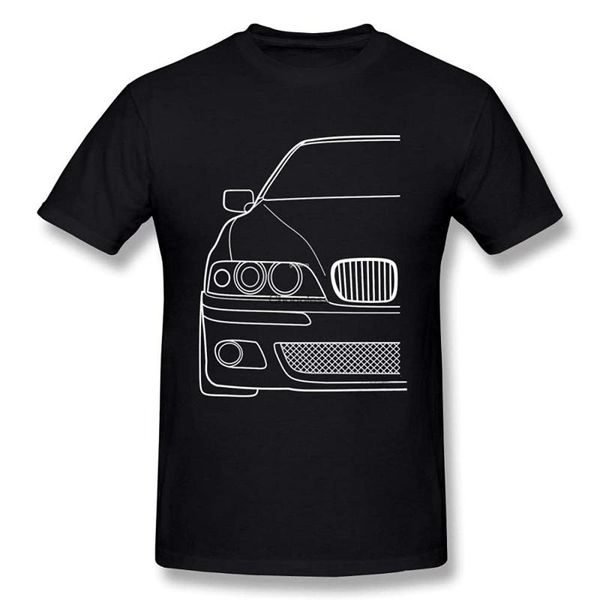 

men's t-shirts e39 tees car t shirt funny tee shortsleeve women men tshirt customized black, White;black