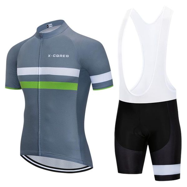 

cycling jersey set 2021 pro team x-cqreg summer bicycle clothing bike clothes men mountain sports suit racing sets, Black;blue