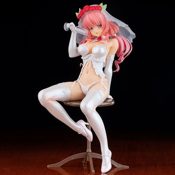 

handmade beautiful series wedding dress girl flower marries shenye, face changing animation model ornament