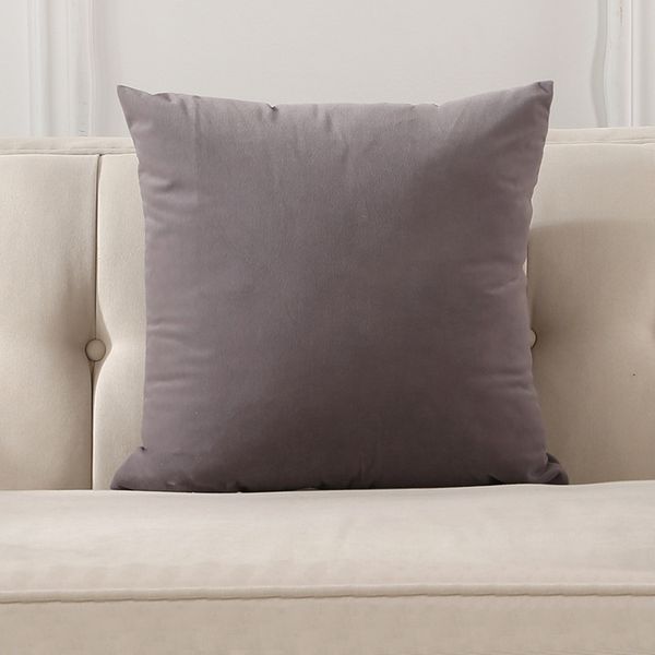 

solid color throw pillow coat cushion sofa office waist backrest aa13