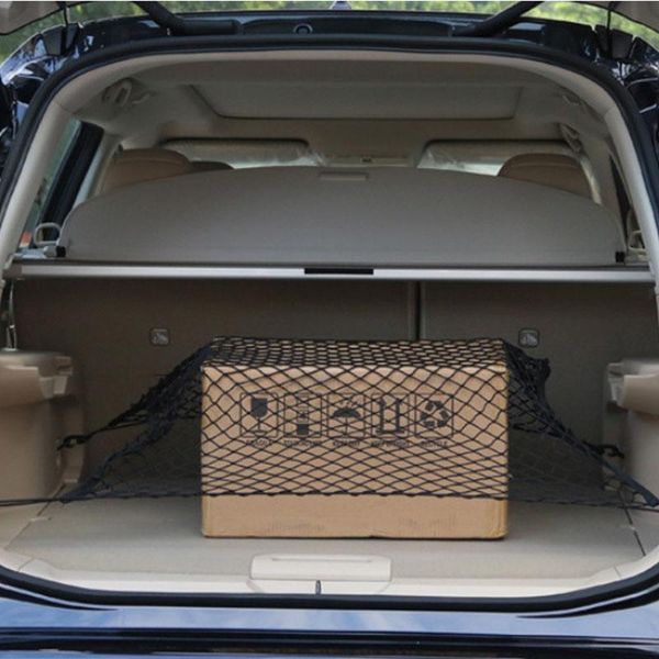 Carro Organizador 4 Ganchos Auto Trunk Cargo Net Malha de Bagagem para Kangoo Dacia Cênica Megane Sandero Capt Captu Decoração Acessórios