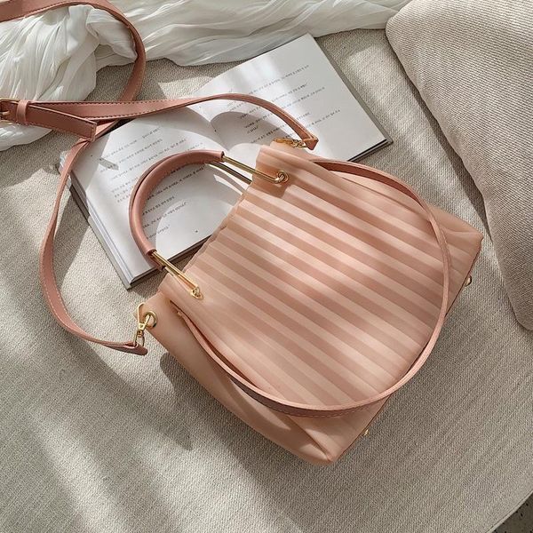 

evening bags fashion jelly bucket bag crossbody shoulder for women pvc luxury handbags designer bolsa feminina #30