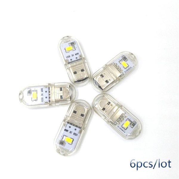 

book lights 6pcs/lot mini usb led bulb reading light portable night dc5v for pc lapnotebook power bank