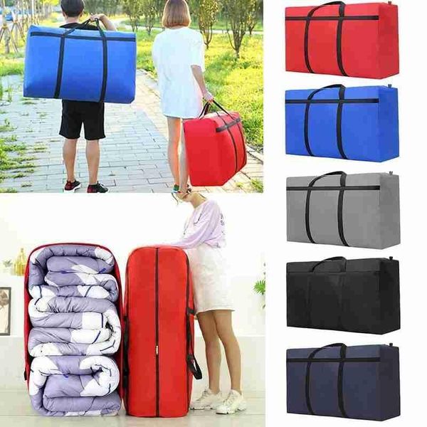 

storage bags large capacity nylon bag moving house go abroad baggage big extra 40l-180l thickening travel no smell