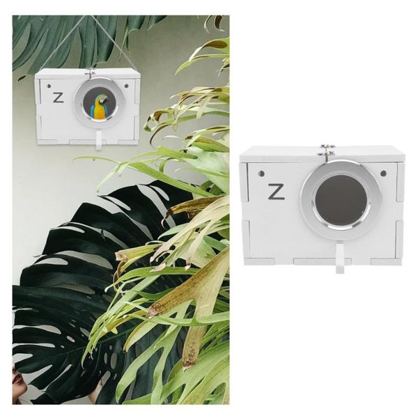 

bird cages 1pc natural birds sleeping nest hatchery breeding box house white