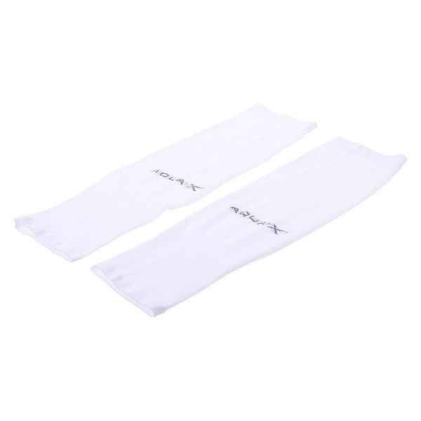 

elbow & knee pads 1 pair sun protection men arms covers uv cooling, Black;gray