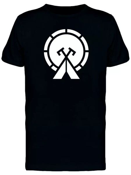 

Wigwam Behind The Sun Art Men's Tee -Image by Shutterstock, White;black