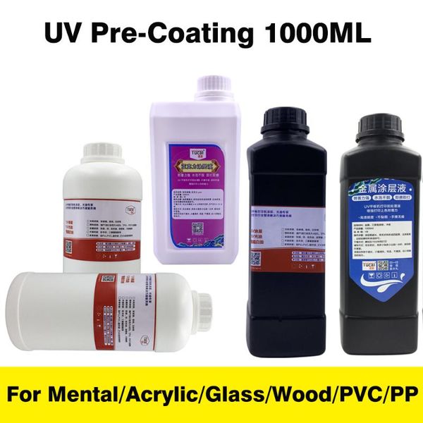 

copiers 1l uv pre-coating for ink / mercury smooth surface acrylic glass wood pvc pp metal printing coating