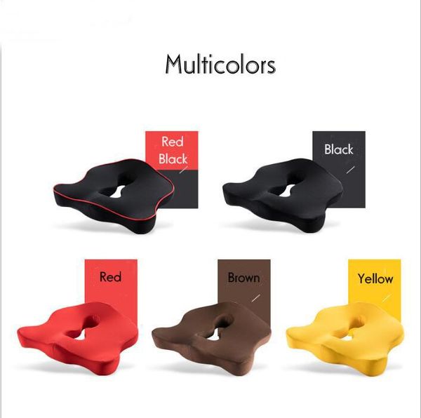 

cushion/decorative pillow premium memory foam seat cushion coccyx orthopedic car office chair pad for tailbone sciatica lower back pain reli
