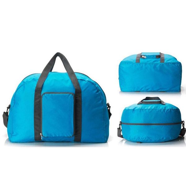 

duffel bags folding polyester travel bag large capacity waterproof for women and men tote handbags luggage clothing storage