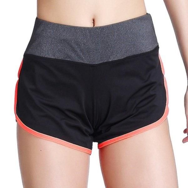 

shaping female outdoor sports shorts outfits fitting clothes woman thin pants fast dry breathable running legging slim fit yoga 07, White;red