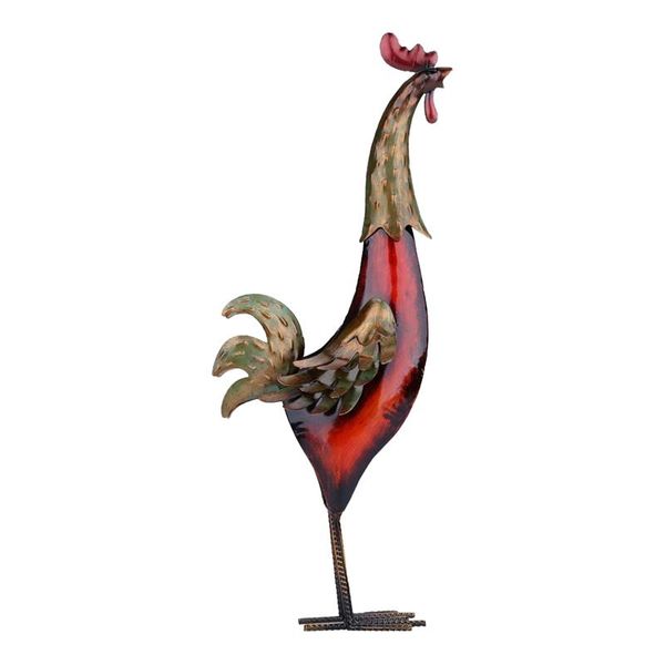 

metal rooster animal garden sculptures art decor,outdoor patio lawn back yard chicken statue decoration decorations
