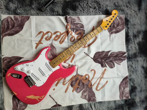 

pink fashion personality 22 electric guitar package