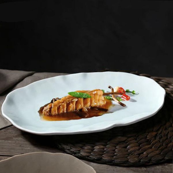 

dishes & plates personalized ceramic fish plate creative large dish household steamed tableware cold