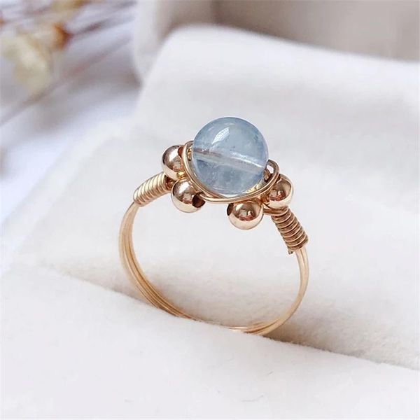 

gold filled ring natural pearl rings knuckle jewelry mujer bague femme handmade minimalism boho women cluster, Golden;silver