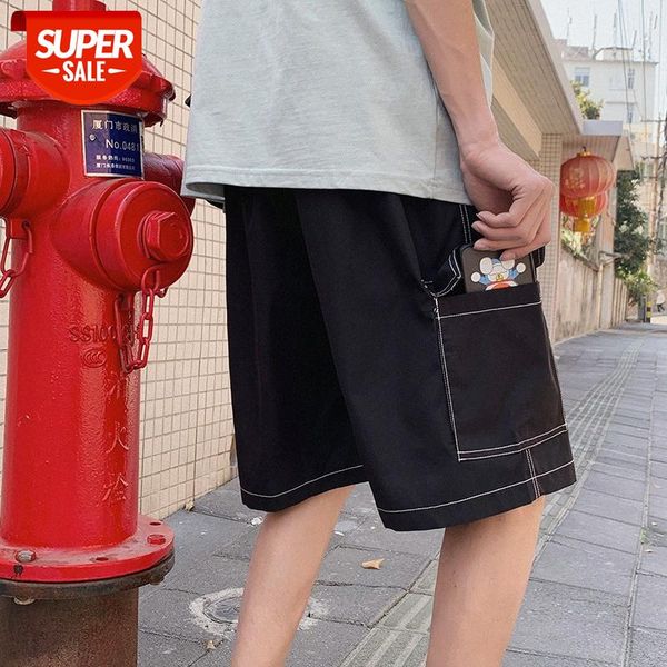 

yemi fashion | men's trendy shorts loose sports pants casual five-point overalls #gs2g, Black