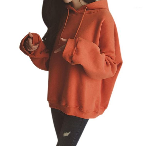 

women's hoodies & sweatshirts women autumn long sleeves hooded pullover loose embroidery casual hsj88, Black