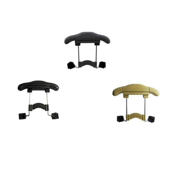 

hook hanger car seat headrest clothes rack mini for coat suits shirts (black)