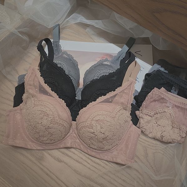 

push up bra and panty set women intimates lingere lace bra set ensemble lingerie three hook-and-eye underwears & sleepwears, Red;black