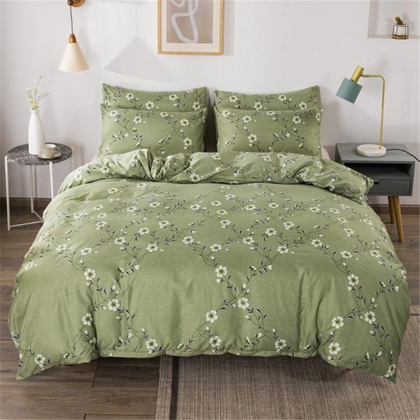 

bedding sets flower printing duvet cover set pastoral style queeen size soft comfortable bed covers bedlinen