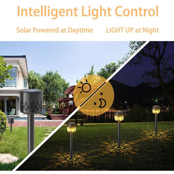 

solar lamps milky way lawn light outdoor led landscape lighting powered waterproof for pathway walkway patio yard warm color
