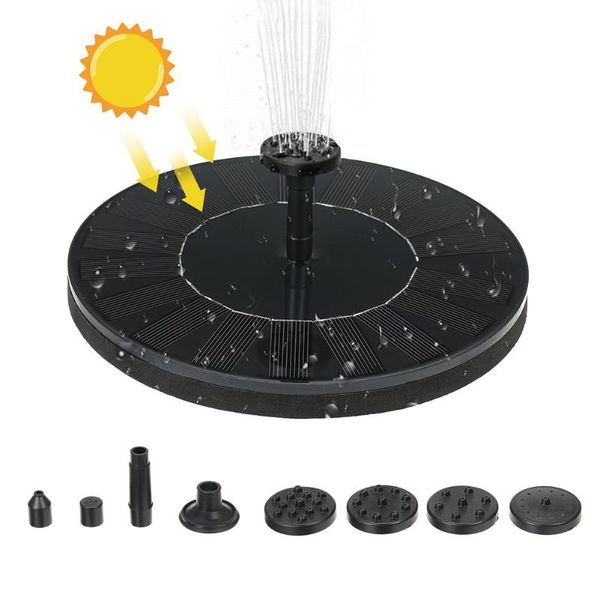 

2.8w solar fountain pump water floating for bird bath fish tank pond garden decoration decorations