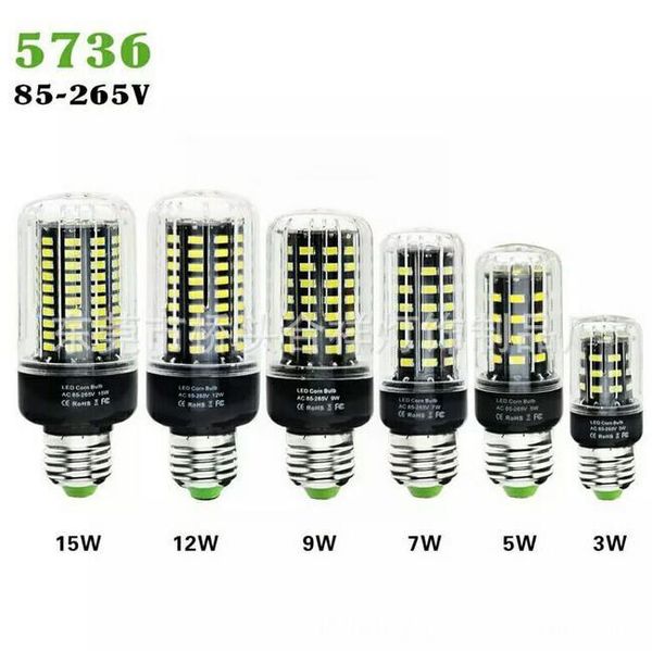 

bulbs honest full wa3w 5w 7w 9w 12w 15w led corn lamp high luminous flux e27 e14