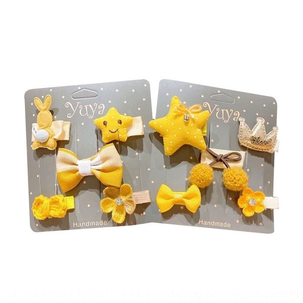 

lt4 korean baby duckbill girl cute children's set clips korean baby headdress duckbill barrettes hairpin headdress girl cute clip child, Golden;silver