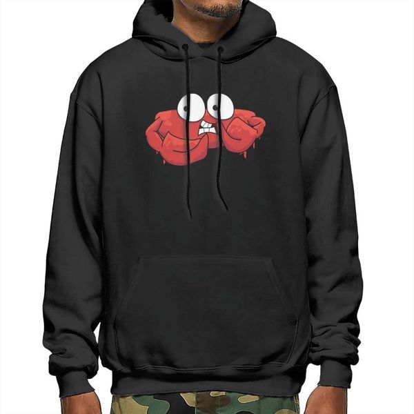

men's hoodies & sweatshirts crab 2021 men sweatshirt hoodie streetwear harajuku pullover winter autumn black tx6523