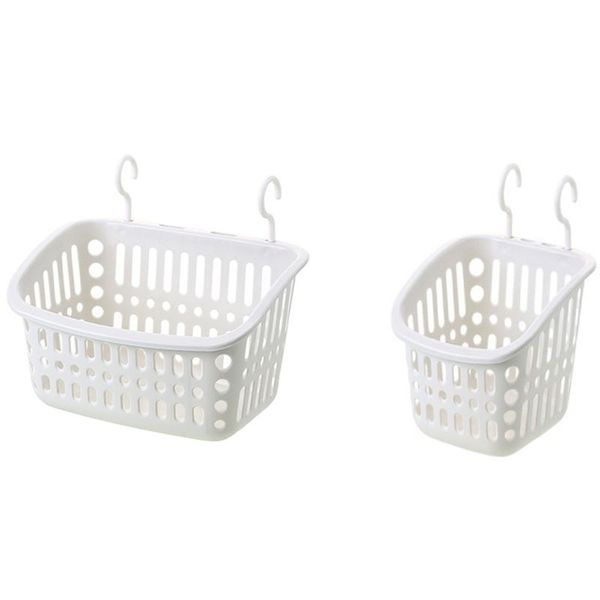

storage baskets basket hanging toilet bathroom cosmetics household hook 2 pack